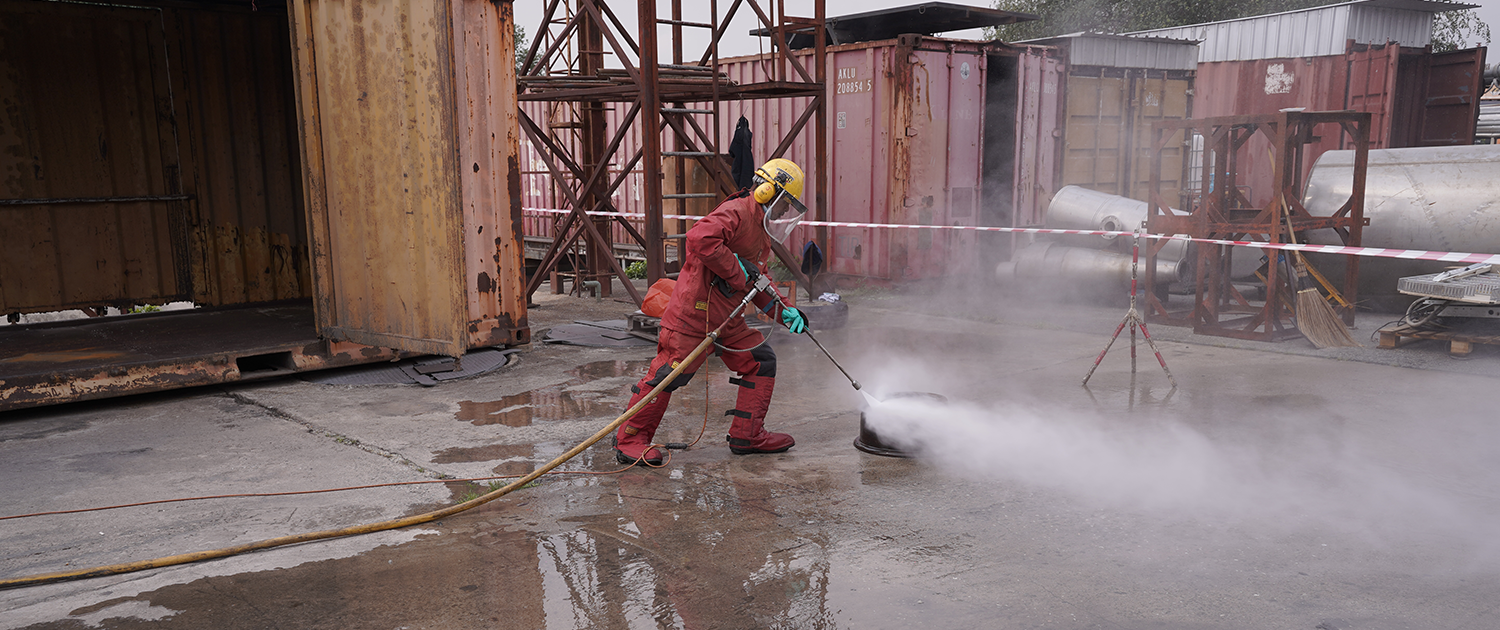 High Pressure Water Jet Cleaning