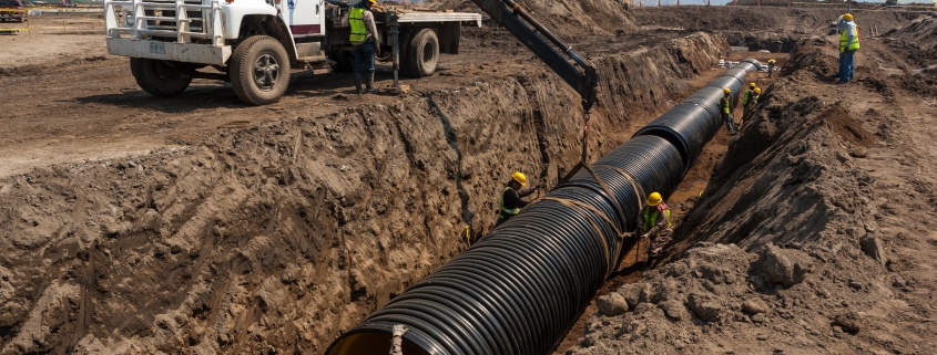 Hdpe pipe installation