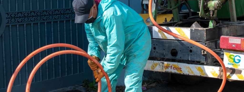 sewage cleaning services
